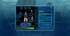 A screenshot from OpenFusion showcasing the menu for Nanos on the Avatar's menu.