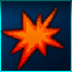 The original Damage Power Item icon, from Cartoon Network Universe: FusionFall.