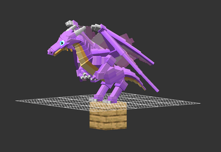 3d model minecraft ender dragon