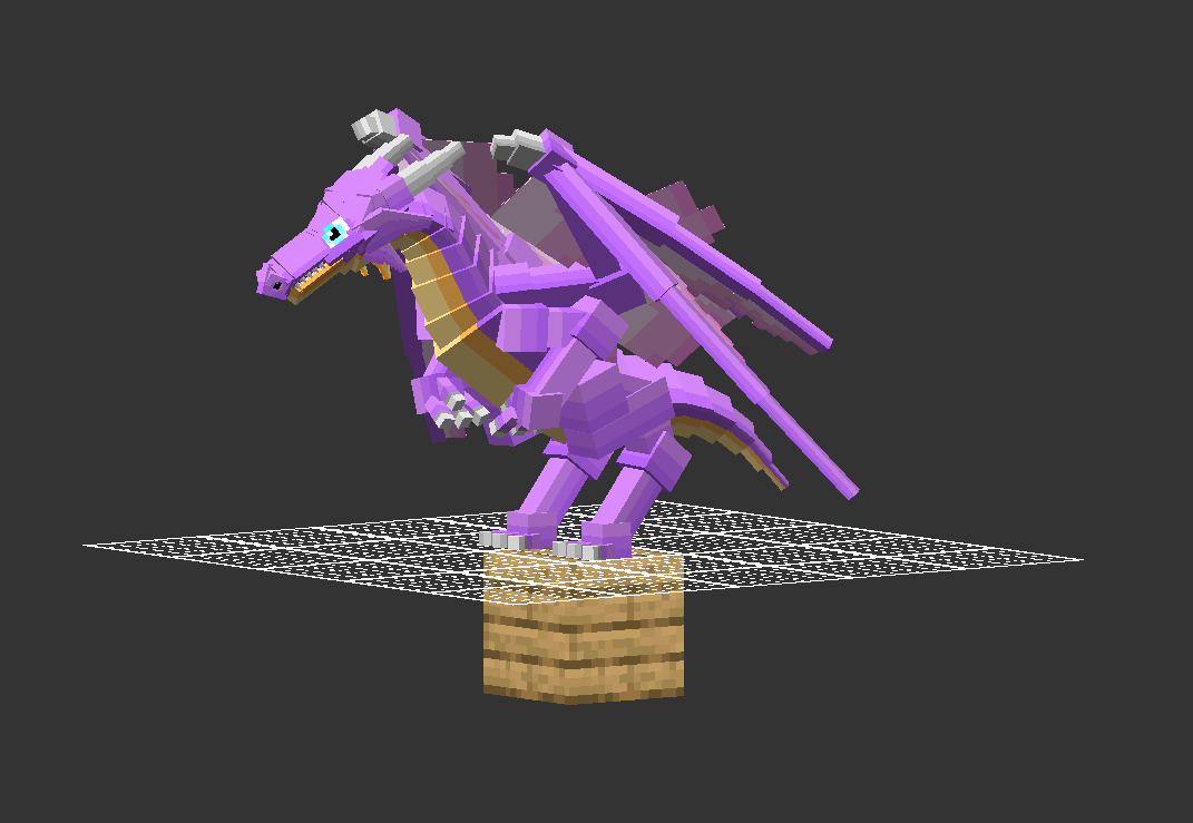 Dragon Player Model for Minecraft (Low Detail)
