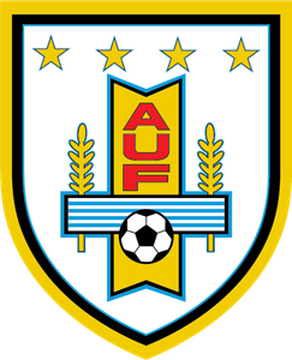 Escudo original de la selección uruguaya de fútbol años ochenta y noventa