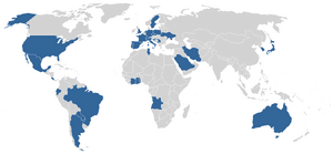 Equipos participantes de la Copa Mundial