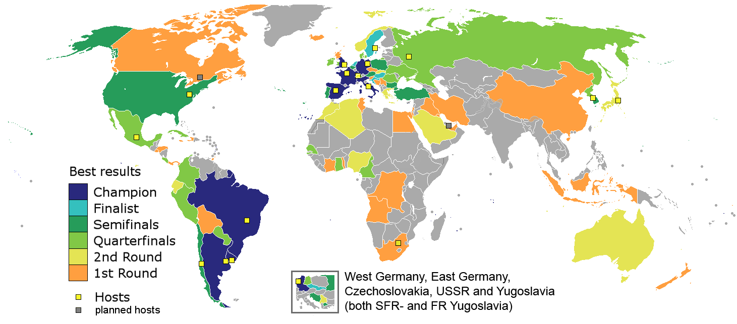 ¿Cuántas Copas del Mundo tiene Yugoslavia