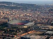 Camp Nou des de l'helicòpter