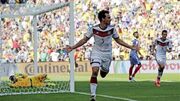 Mats Hummels comemora gol contra os franceses na copa do mundo de 2014