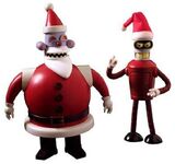 Bender e Papai Noel Robô