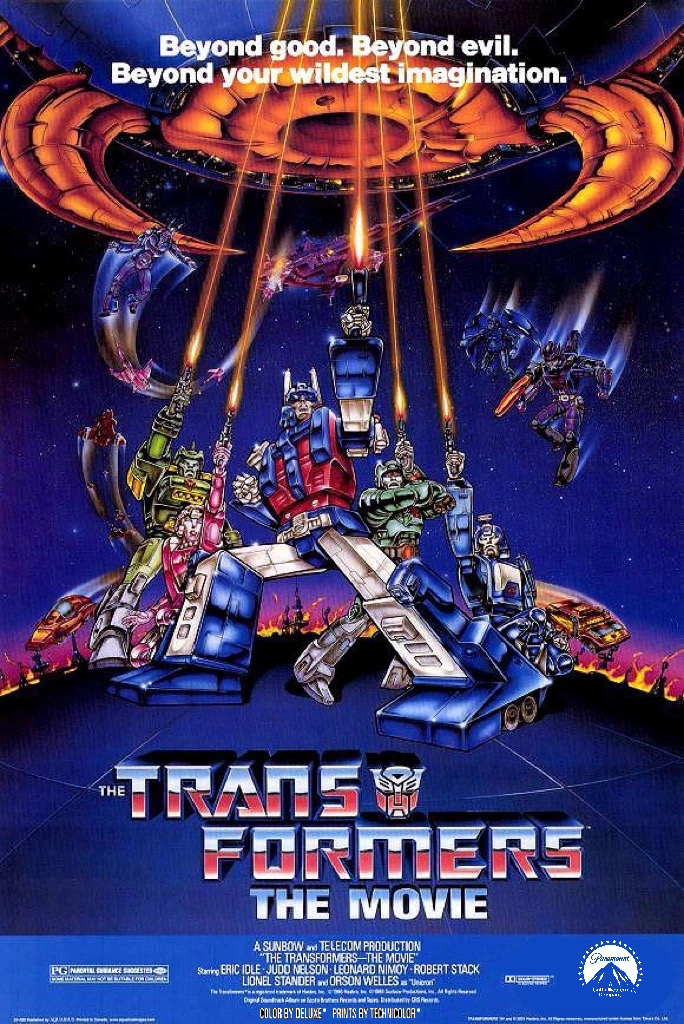 Transformers the Movie DVD 1986 Animated Film Classic 1-Disc