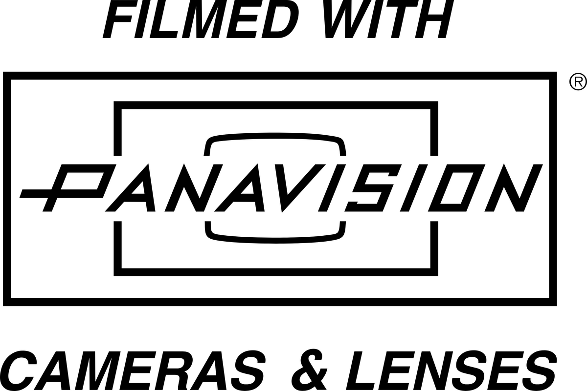 filmed with panavision cameras and lenses logo