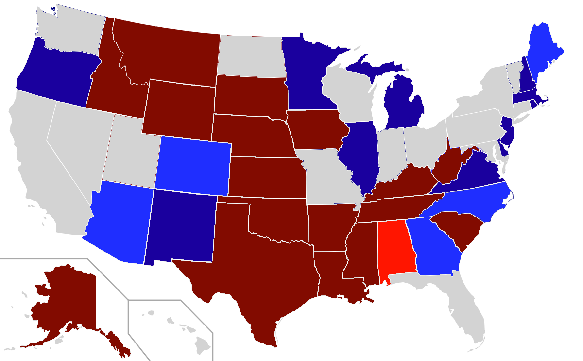 Сенат США 2020. USA election Map 1996. Карта выборов в Сенат США. Сенат США 2016.