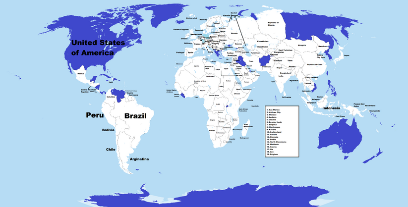 Un In World Map All Countries In The U.n ( Potatoman5849) | Future | Fandom