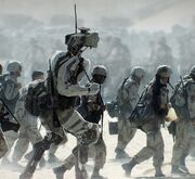 WW4 Us military robot
