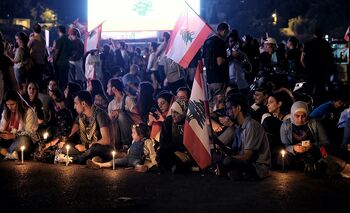 LebanonProtestsRingBridge