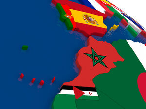 FlagMapMoroccoSpain