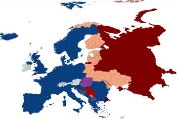 Balkan and European frontlines at the beginning of 2027.