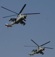 Indian Air Force Helicopters flying to the Himalayas 