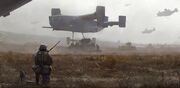 WW4 airborne reinforcements