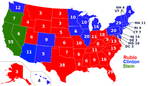 2016 Election map Eastest566