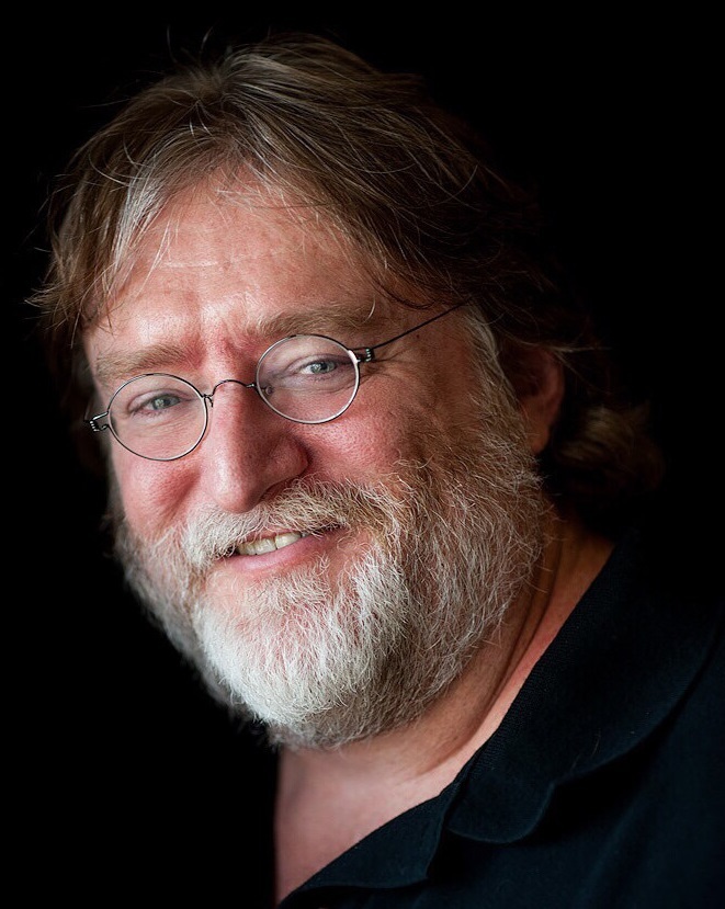 Grinning Gabe, Gabe Newell