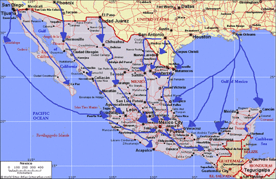 Map of Mexico