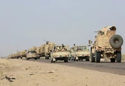 Convoy of Egyptian troops in Yemen