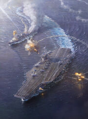 WW4 carrier battle