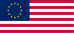 Official flag of the United States of Europe (201X-2100)