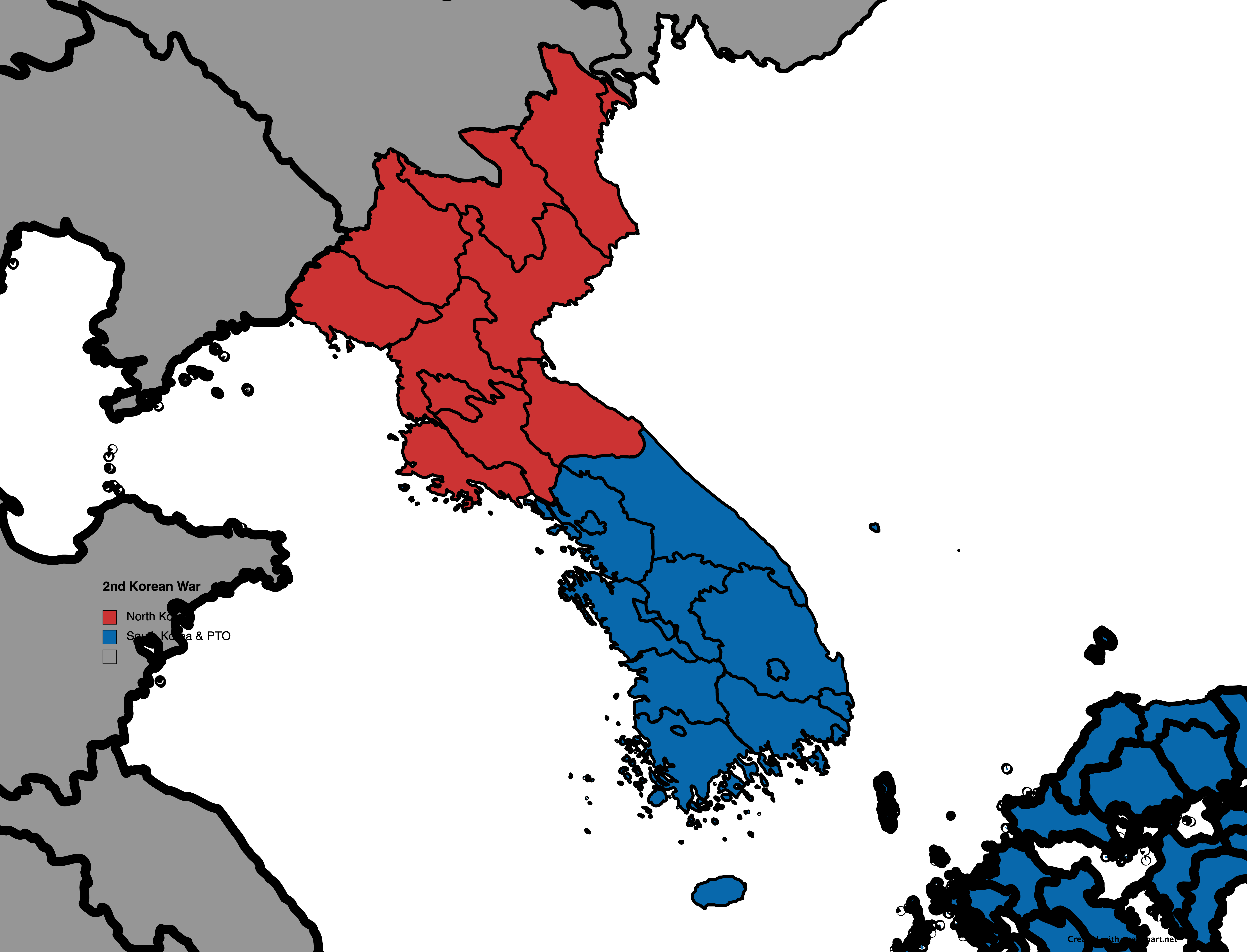 canadians in korean war map