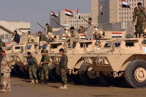 Iraqi military parade