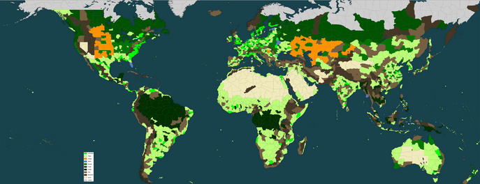 Terrain map ERV-0