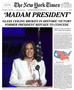 Kamala wins nyt headline