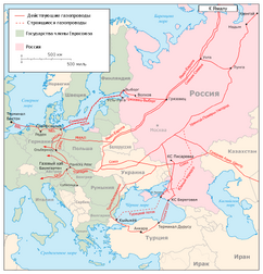 Российские газопроводы