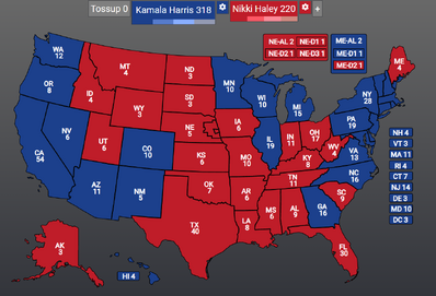 2024 - Harris v Haley (King's World)