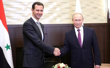 Vladimir Putin and Bashar al-Assad