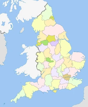 Map of England