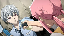 Between, aru Akise, yukiteru Amano, mirai Nikki, Aru, Amano, future Diary,  anime, black Butler, japanese Cartoon