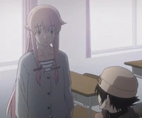 Yuno approaches Yuki.