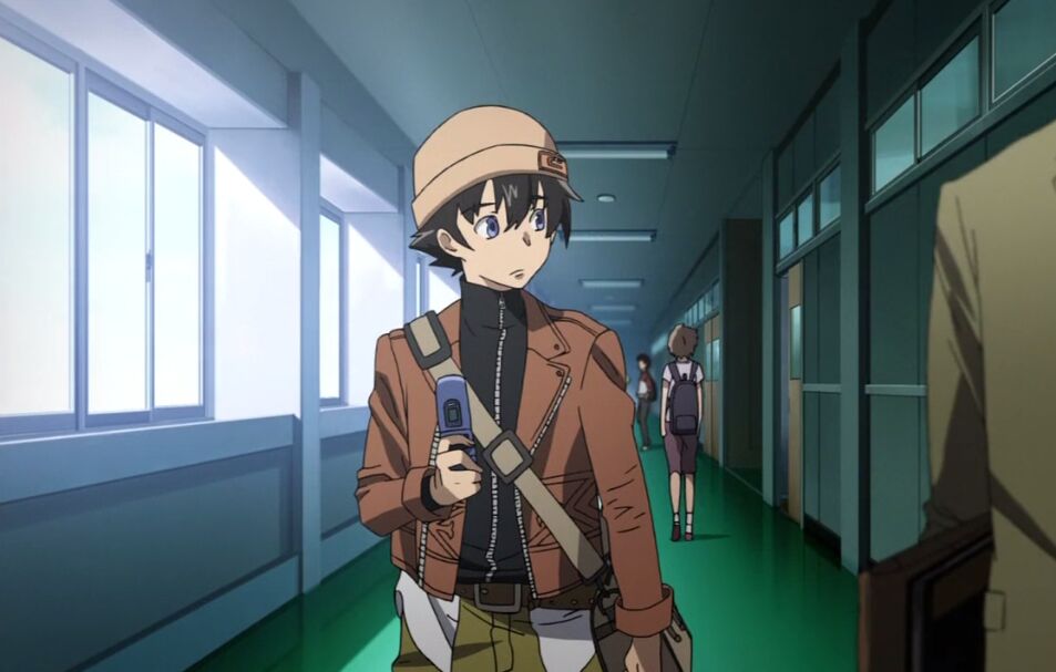 Mirai Nikki Ep. 1: Let's look into the future to cheat on a math