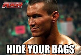 A meme created due to Randy Orton's shitting habits.