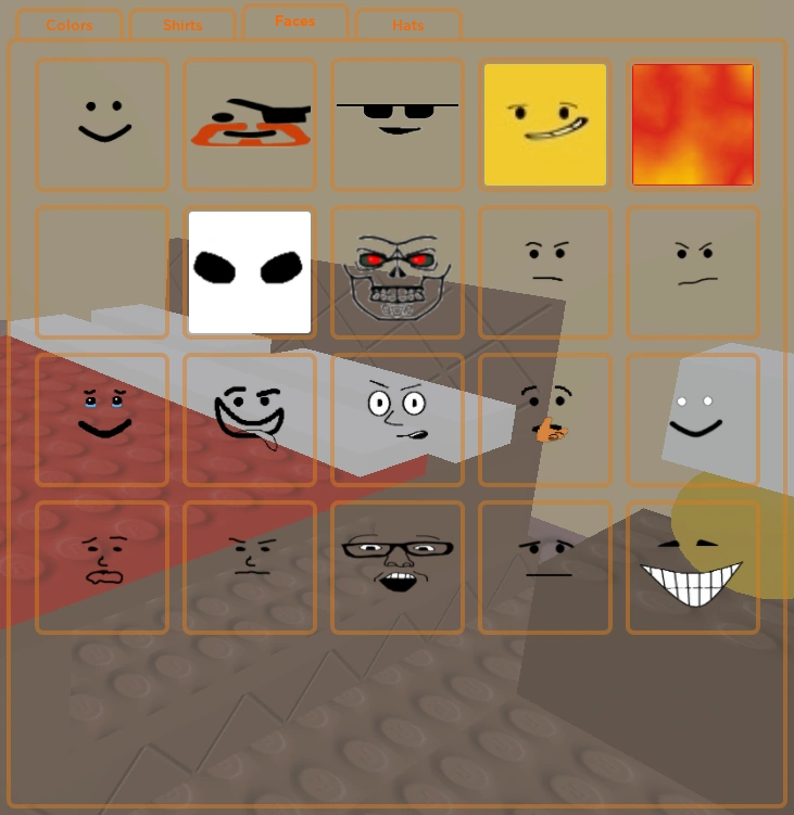 Faces | Flex's Wayback Machine Wiki | Fandom