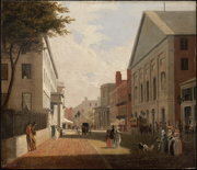 Tremont Street, Boston, 1843.