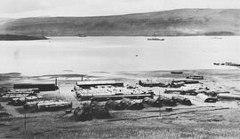 North American supply base in Iceland, 1940.