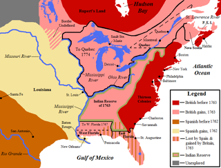 Territorial changes from the Treaty of Paris.