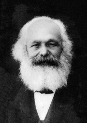 German economist Karl Marx.