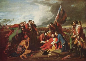 "The Death of General Wolfe" by Benjamin West, 1771.