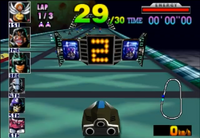 Big Fang about to race in the Silence track.