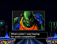 Pico's Victory Portrait in F-Zero X.
