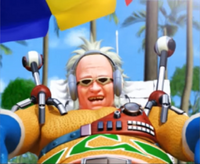 Dr. Clash is having a nice relaxing massage.