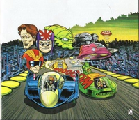 F-Zero SNES instructional manual artwork of all four racers.