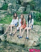 "10+ Star" 2018, July Issue (Minnie, Yuqi, Soojin)