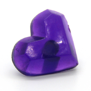 Purple heart gem (With peg)